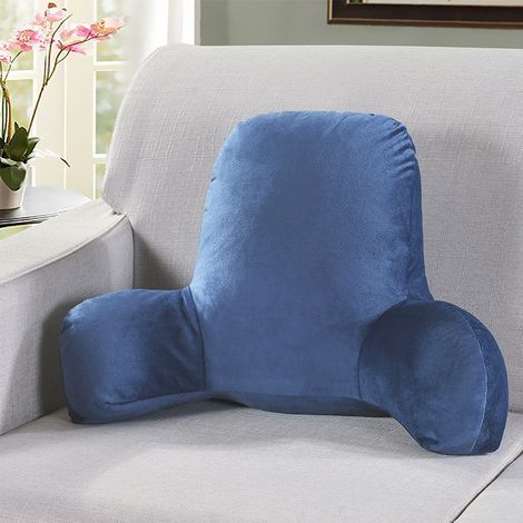 Coussin de lit, de bureau ou de fauteuil inclinable - Rembourrage en polyester imitation velours côtelé-AquaForge (1/5)