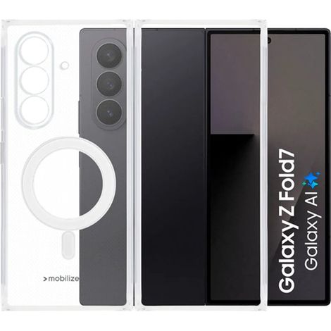 Mobilize PC Back Cover Transparente Magnético Samsung Galaxy Z Fold 7