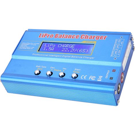 Chargeur/déchargeur d'équilibrage numérique LCD B6 80W pour batteries RC LLiPo NiMH (1/5)