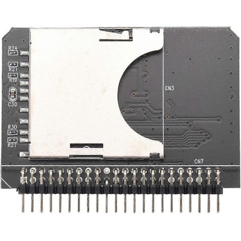 Adaptateur pour carte mémoire numérique SD/SDHC/SDXC/MMC 2,5 pouces vers connecteur IDE mâle 44 broches pour ordinateurs portables (carte adaptatrice SD 3.0) WHBYV (1/4)