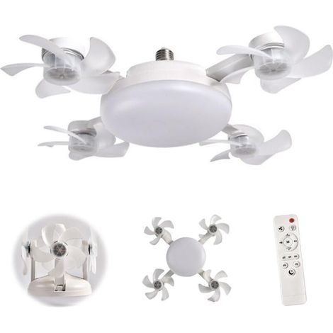 Plafond Ventilateur Plafond Bulbe LED Ventilateur Plafond E27 LED Plafond Garage Light Atelier Light Plastique Texture Texture (1/5)