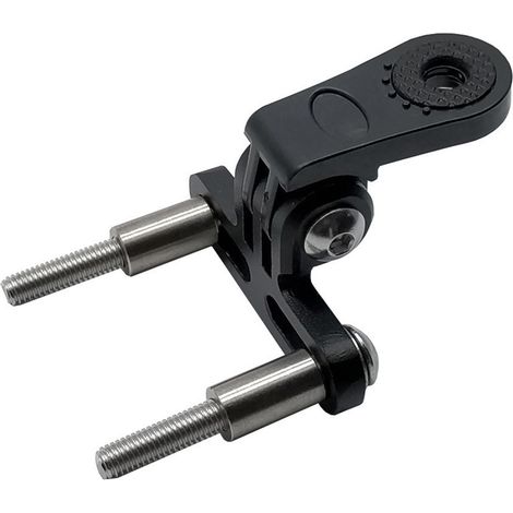 SHINING HOUSE Lenker-Scheinwerferhalterung, Taschenlampenhalter, Fahrrad-Frontlichthalterung, schwarz, 6 x 3 x 5 cm (1/3)