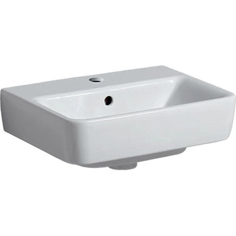 Lavabo RENOVA COMPACT 450x340mm avec trou pour robinet blanc KT