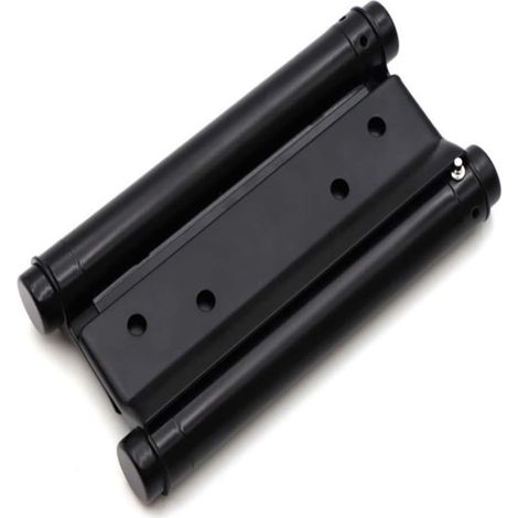 2 paia di cerniere per porte in acciaio inossidabile con chiusura automatica da 4" nere (1/3)