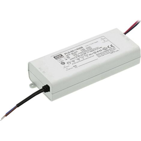 MW Mean Well PLD-60-700B Driver per LED Corrente costante 60 W 0.7 A 50 - 86 V/DC non dimmerabile 1 pz.