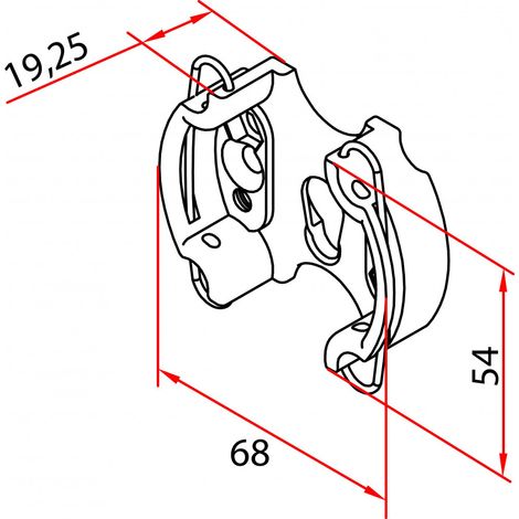 Tm2 Sup45 - Reinforced Clip Sup1Pc FAAC