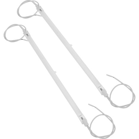 Quarzrohr Heizungen 2 Stück 23cm mit Mattierter Oberfläche