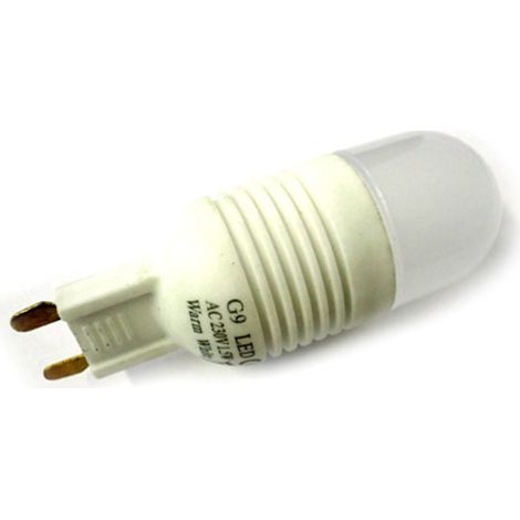 Lampadina LED G9 16 SMD 3014 220V 1,5W 360 Gradi Bianco Caldo Modello Slim (1/3)