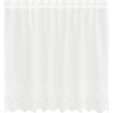 Rideaux avec des rideaux Blanc 500x100cm Polyester CFW62740 (1/5)