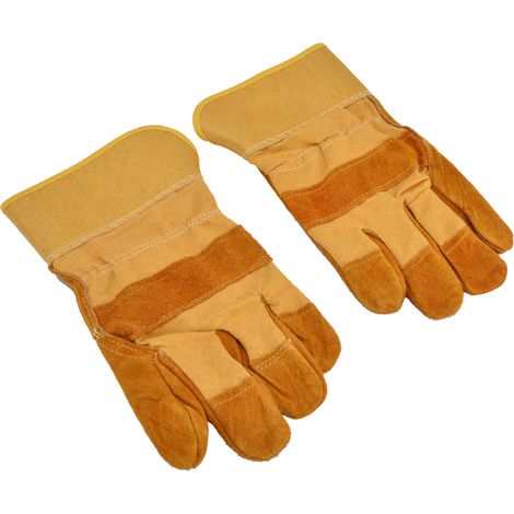Gants de soudage RTD1525 en cuir de vachette de 26,7 cm (10,5 po) pour l'industrie de la fusion, la découpe et le polissage (1/5)
