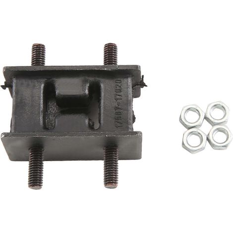 17567-17010 Coussinet de tuyau d'échappement central avant/arrière pour Toyota Land Cruiser série 80 LX450 avec écrous (1/5)