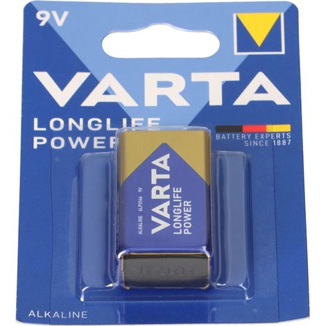 Varta 4922 Longlife Power 9V-Block 10er Blister Packung (1/5)