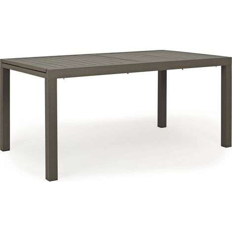 Tavolo in alluminio coffee da esterno allungabile bizzotto hilde 160/240x90
