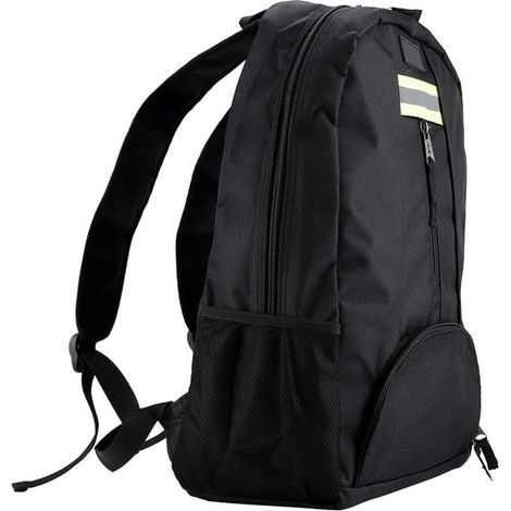 Sac à dos en toile Oxford pour outils, sac résistant à l'usure pour électricien, plombier, réparateur (Noir) (1/4)