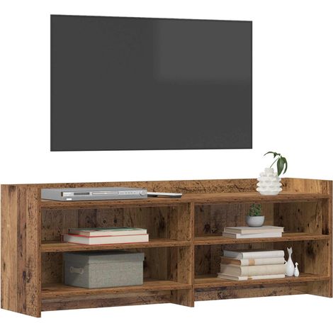 Mobile TV Armadietto TV Mobile Porta TV 135 x 33 x 47 cm Legno antico Legno ingegnerizzato (1/5)