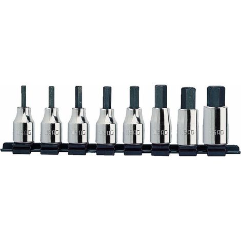 SERIE 8 CHIAVI A BUSSOLA PER VITI CON ESAGONO INCASSATO 234 3/8 N/S8