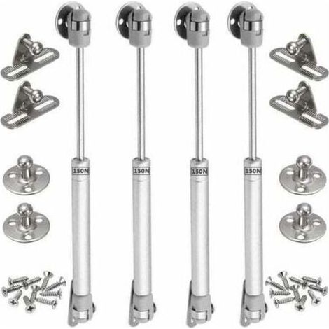 Stück 150N Gasfedern, hydraulische Möbelfedern, Original-Gasdruckdämpfer für Küchenschranktüren, pneumatischer Hebelarm zum Anheben von Schranktüren – Crezuo