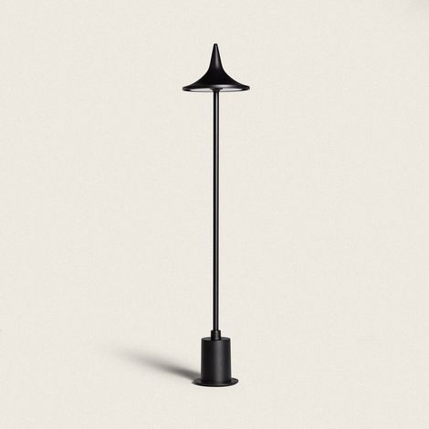 Faretto per Esterni LED 6W 60 cm con Picchetto Rowel Nero