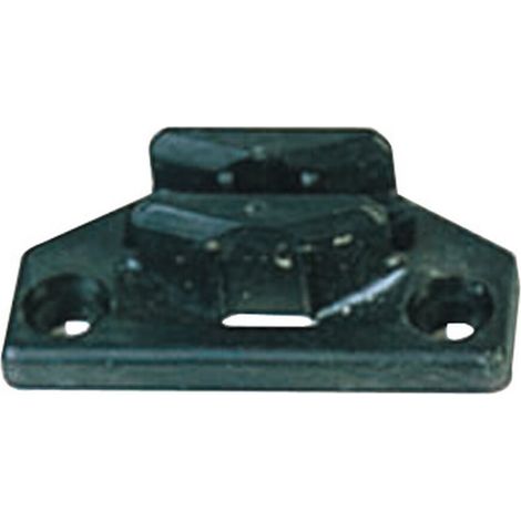 Gâches En Plastique Entraxe 38 Mm Noire