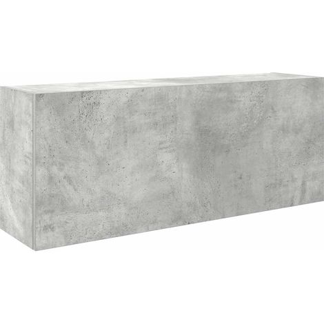 Maison Exclusive - Bad-Wandschrank Betongrau 100x25x40 cm Holzwer