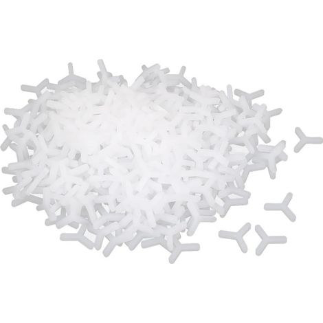 Wand-Bodenfliese Kunststoff Y-Typ Spacer Outils de carrelage 3 mm Blanc 500st (a2691a2cb79a486cb8447 (1/2)