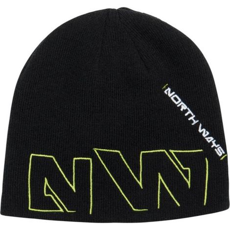 Bonnet de Travail Martin - Taille TU - Noir/Jaune Fluo - Résistant et Confortable - D-Work (1/2)
