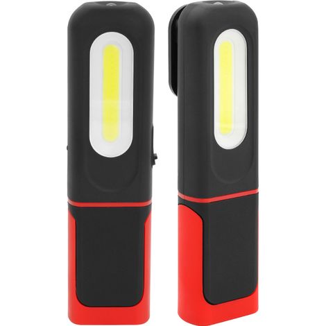 Lampe de travail LED rechargeable, lampe d'inspection 2 en 1 avec éclairage à 360° (1/5)
