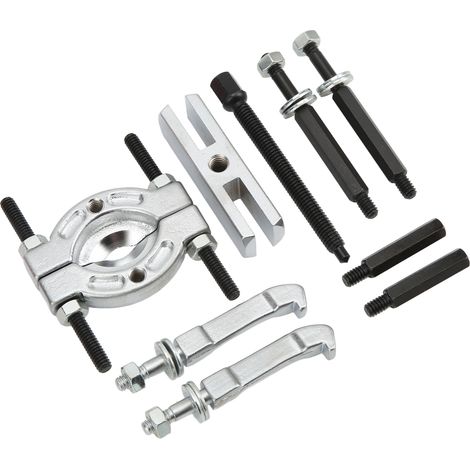 9 pièces ensemble d'extracteur de séparateur de roulement Kit d'outils de retrait de roulement Portable séparateur de roulement en métal (1/5)
