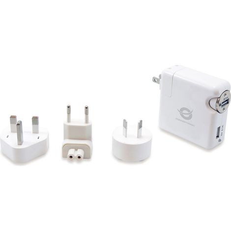 Il kit conceptronic caricabatterie da viaggio universal comprende il caricatore da auto 5v usb e il caricatore da muro 2a (1/2)