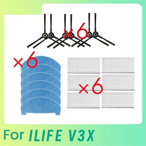 Packung mit 18 Seitenbürstenfiltern für den ILIFE V3X Saugroboter (Ersatzteile)