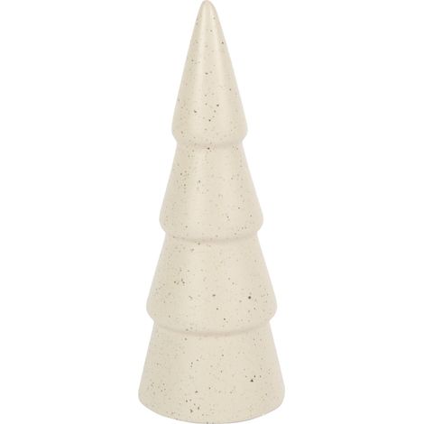 TrendLine Deko Keramikbaum 4,2 x 14 cm weiß Dekofigur