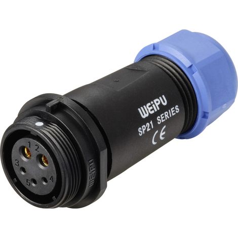 Weipu SP2111 S 5B II Rundstecker IP68 robust (1/4)