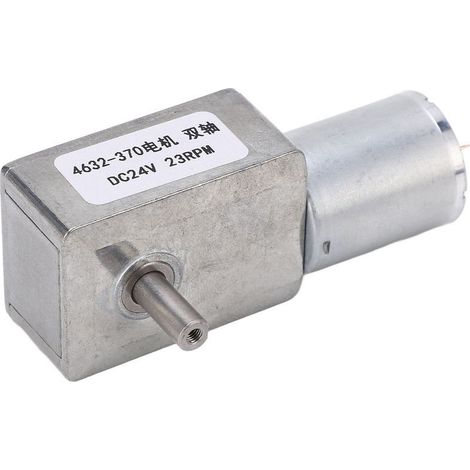 Moteurs à engrenages Moteur à engrenages hélicoïdal autobloquant de performance fiable pour Artware pour moteur d'engrenage hélicoïdal de ventilateur électrique CC 24 V (23 tr/min) (1/5)