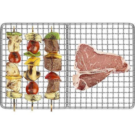 Grille de barbecue ultra-légère en titane, plaque de cuisson et refroidissement pour four