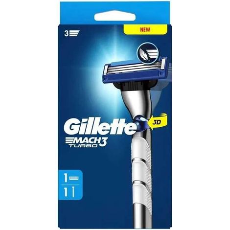 Gillette Mach3 Turbo 3D Rasierapparat, 1 Klinge