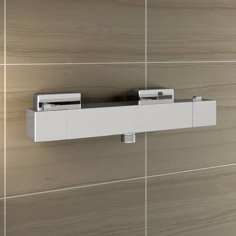 Square Thermostatic Cool Touch Shower Valve (1/3)