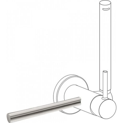 Porte‑serviettes 180 mm Acier - TRES 03412401AC