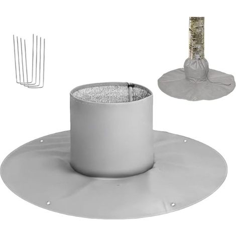 Protection contre les racines de palmier, protection de tronc d'arbre avec clous au sol – Enveloppe de protection chaude des racines et du gel pour l'extérieur par temps froid (1/5)