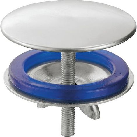 Couvercle de robinet modele leger, cache chrome Ø 44 mm (1/2)