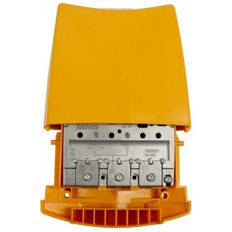 Amplificador de mástil 24V 1E/1S FM/B3/DAB/UHF G41 Vs116