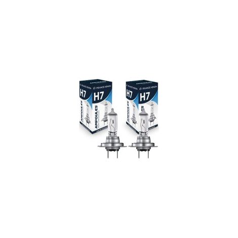 2 x Ampoules H7 100W 12V ORIGINE - FRANCE-XENON - PX26d - Lampes Halogène