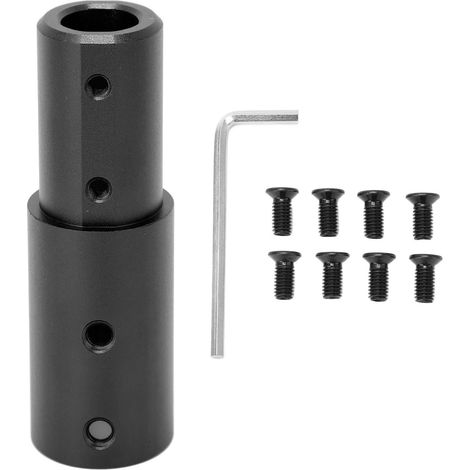 Sechskantschlüssel für Roller, Lenkerverlängerungsrohr aus Aluminiumlegierung für M365 1s Pro Pro 2 Essential Lite (Schwarz).