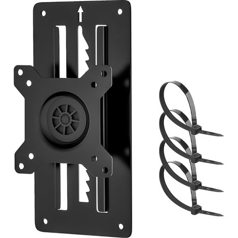 Support Mural Ecran PC pour Moniteur 13-35 Pouces,Max Charge 10 kg Hauteur Réglable,Ultra-Mince Support Ecran PC Mural Pivotant et Inclinable Réglable,VESA 75x75/100x100mm (1/5)