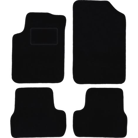 Tappetini in velluto nero per: Citroen C3 I hatchback (2002-2009)