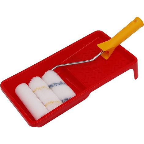 LEVIOR Coffret de peinture 3 rouleaux, manche 6 mm, bol 52602.01