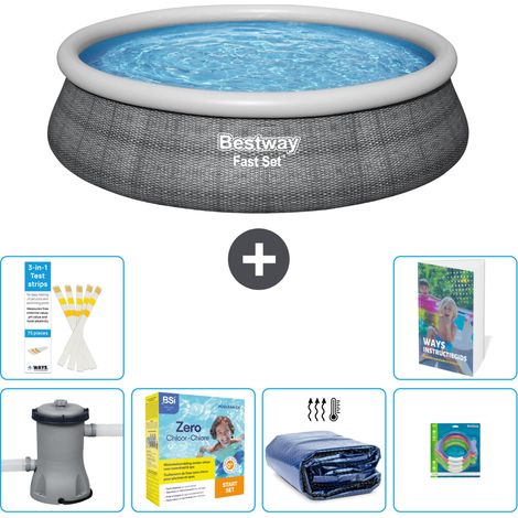Bestway Piscina Bestway Fast Set Rotonda - 457x84 cm - 7-pezzi  S181