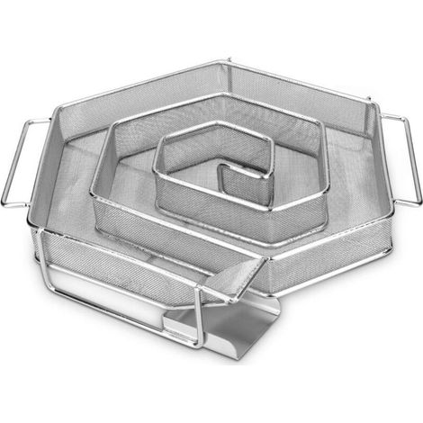 Cold Smoke Generator - Cold Smoke Generator 21.5 x 18.5 x 4 cm for Meat, Fish, Salmon, Vegetables, Eggs (1/5)