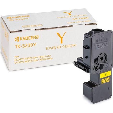 Toner giallo originale Kyocera TK-5230Y, 1 pz. JY728A, 0T2R9ANL