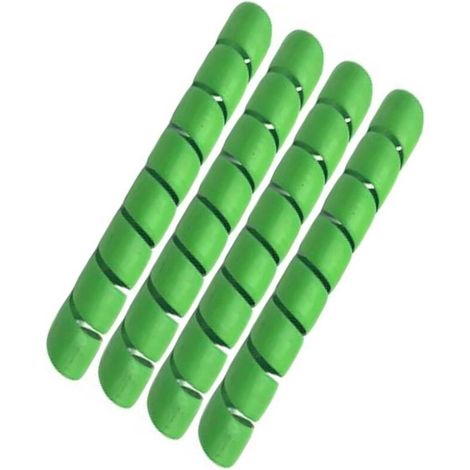 Baumstammschutzrohre – Set mit 4 robusten Polyethylenrohren, 120 cm hoch, 15 cm Durchmesser, grün