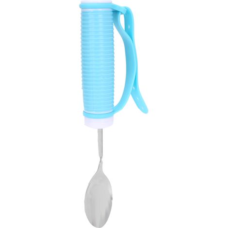 Ustensile de Cuisine Adapté pour Personnes Âgées et Handicapées - Cuillère Anti-Dérapante et Flexible (1/5)